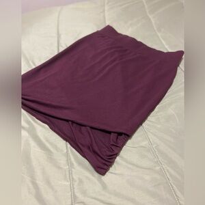 Elegant Purple Women's Skirt